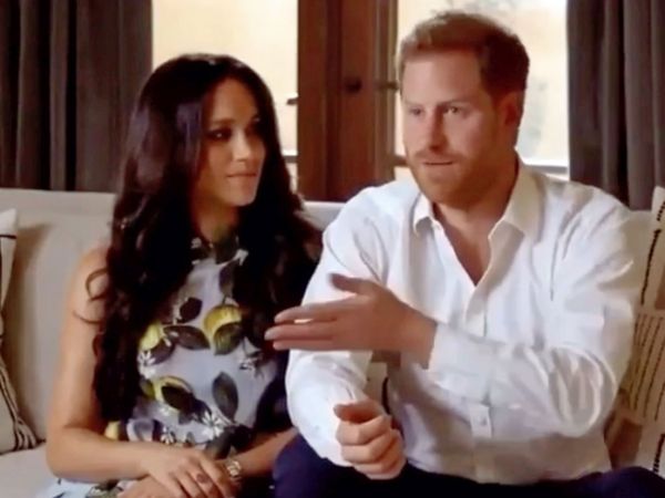 Meghan Markle şi Prințul Harry, apariție surpriză &icirc;ntr-o conferință de presă Spotify