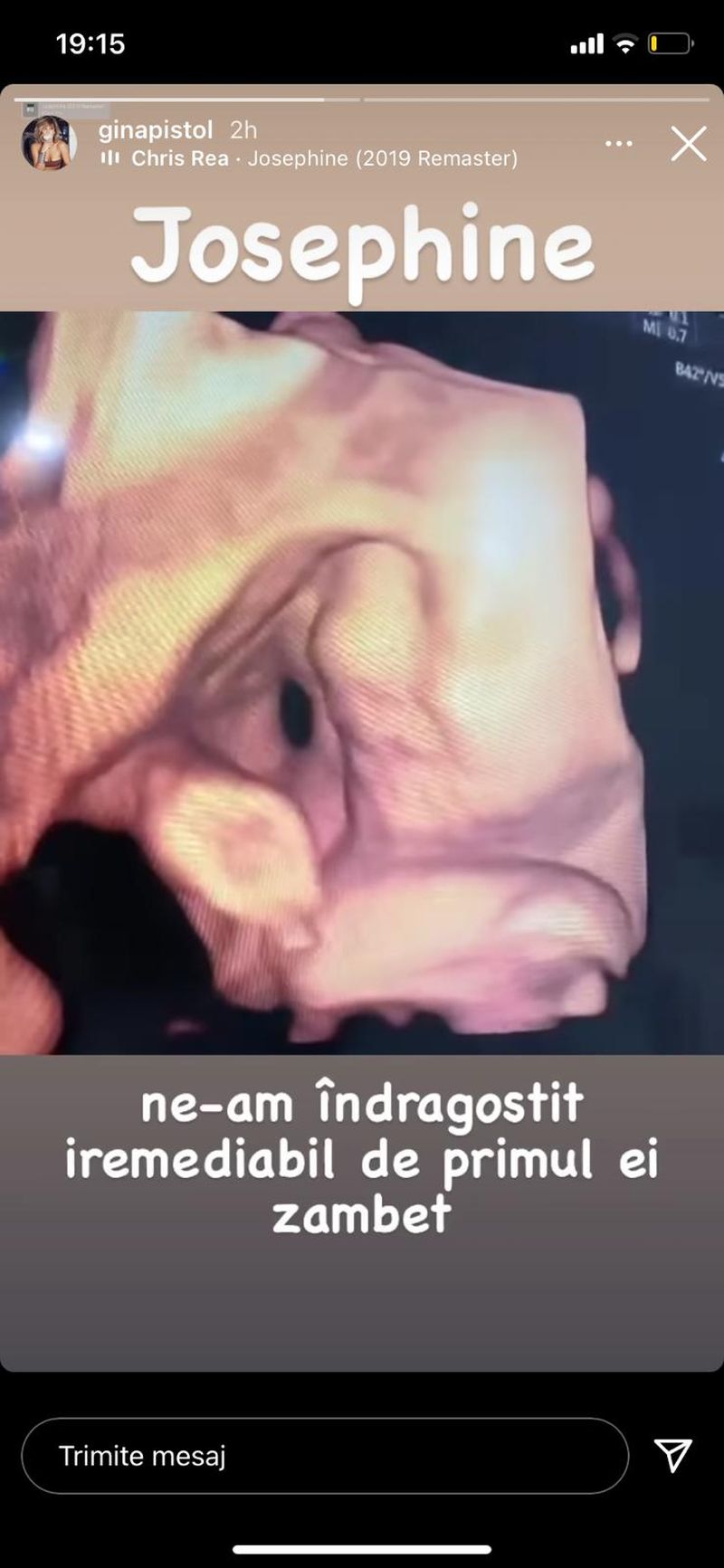 Numele ales de Smiley și Gina Pistol pentru fiica lor 