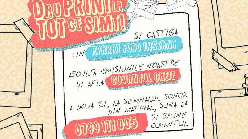 REGULAMENT OFICIAL CONCURS   &bdquo;Dau print la tot ce simt!&rdquo;