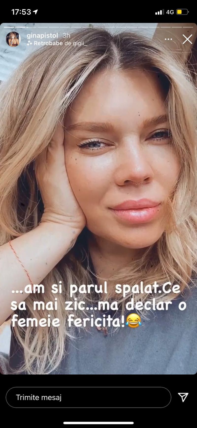 Gina Pistol, judecată de fani pentru că își împărtășește experiența de mamă: „Mai scutiți-mă”