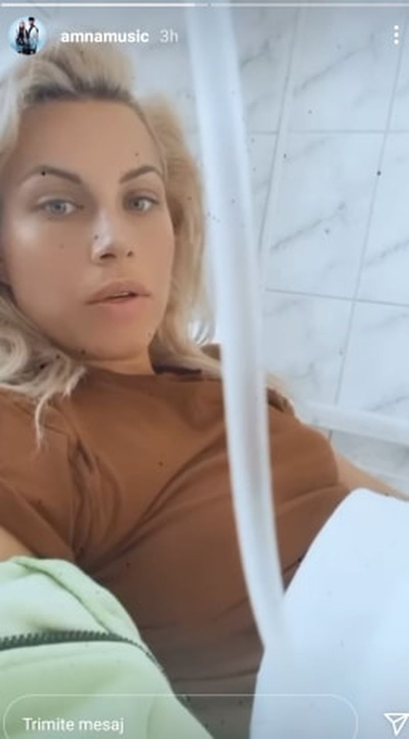 Amna s-a infectat cu coronavirus! 