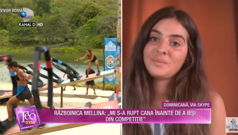 Mellina, prima apariție tv după eliminarea de la Survivor. De ce a plâns Sindy la plecarea ei?! 