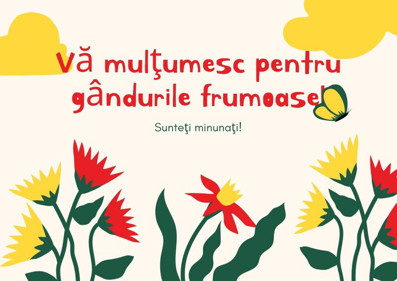 Zece mesaje de mulțumire pentru urările primite