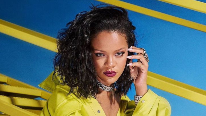 Rihanna, apariție incendiară! Artista a pozat provocator &icirc;n natură, &icirc;mbrăcată &icirc;n lenjerie intimă
