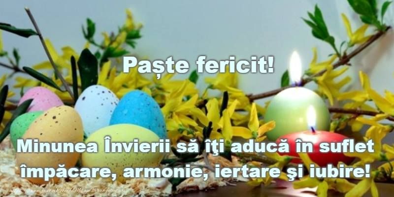 Cele mai frumoase mesaje și felicitări în imagini de Paște ”Hristos a Înviat!”