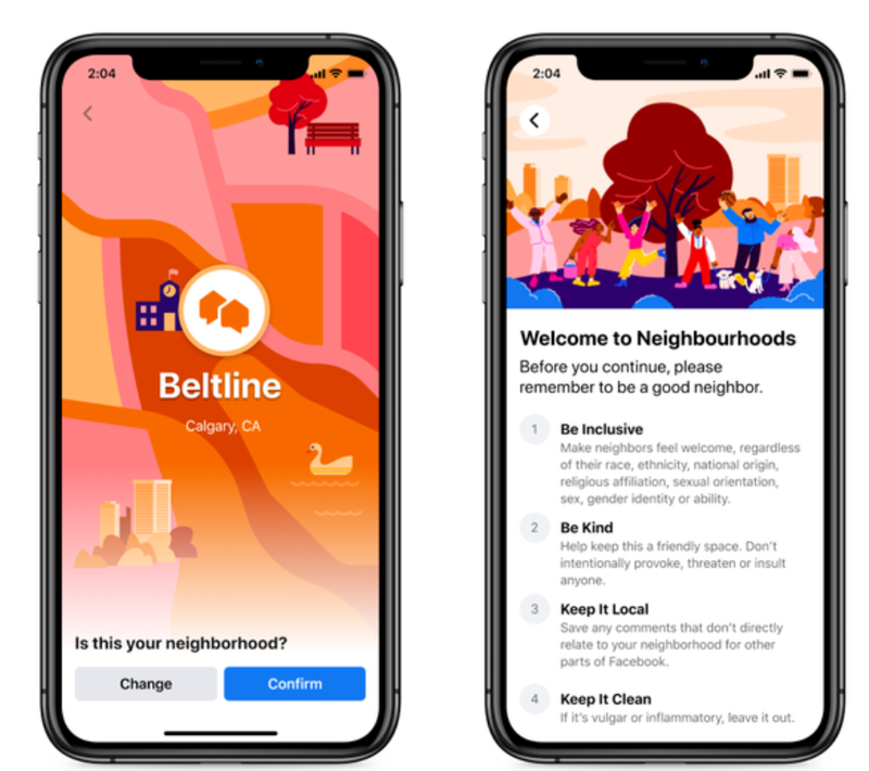 Aplicația Facebook lansează „Neighborhoods”, un instrument social pentru comunitățile locale