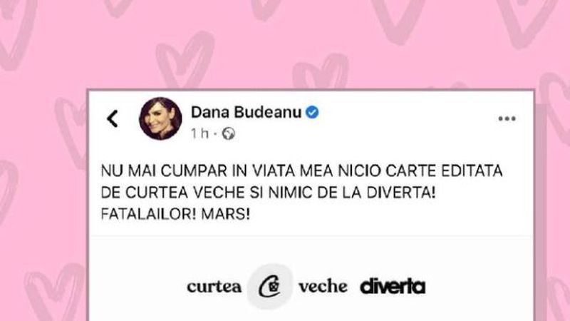 Curtea Veche, răspuns ironic pentru Dana Budeanu după ce i-a amenințat că nu mai cumpără cărți de la ei pentru că au o campanie de vaccinare