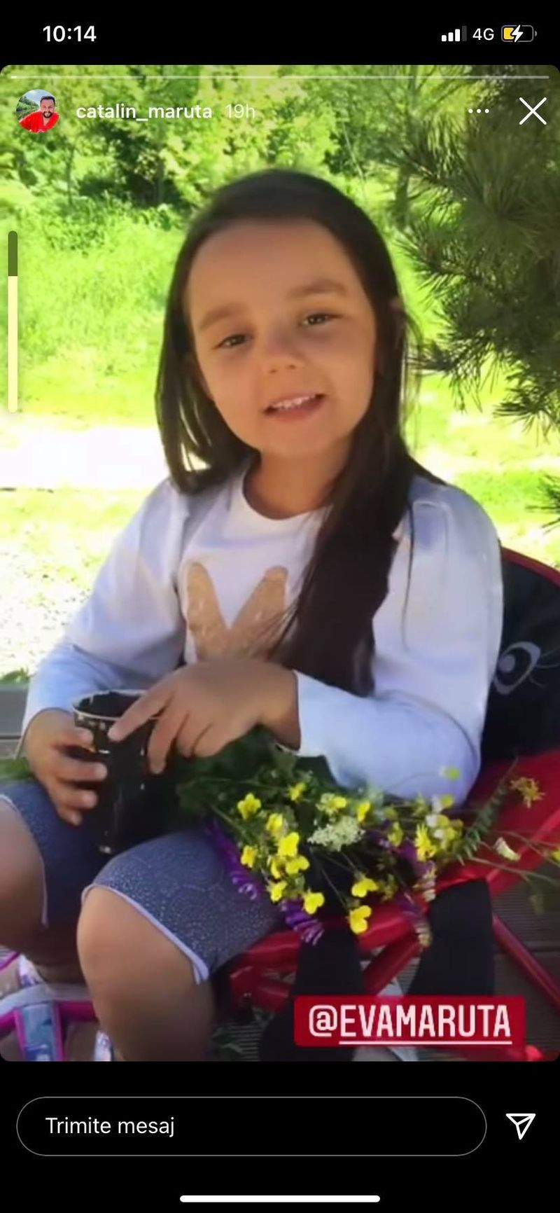 Eva Măruță, mesaj adorabil pentru tatăl său după ce l-a supărat: „Promit...”