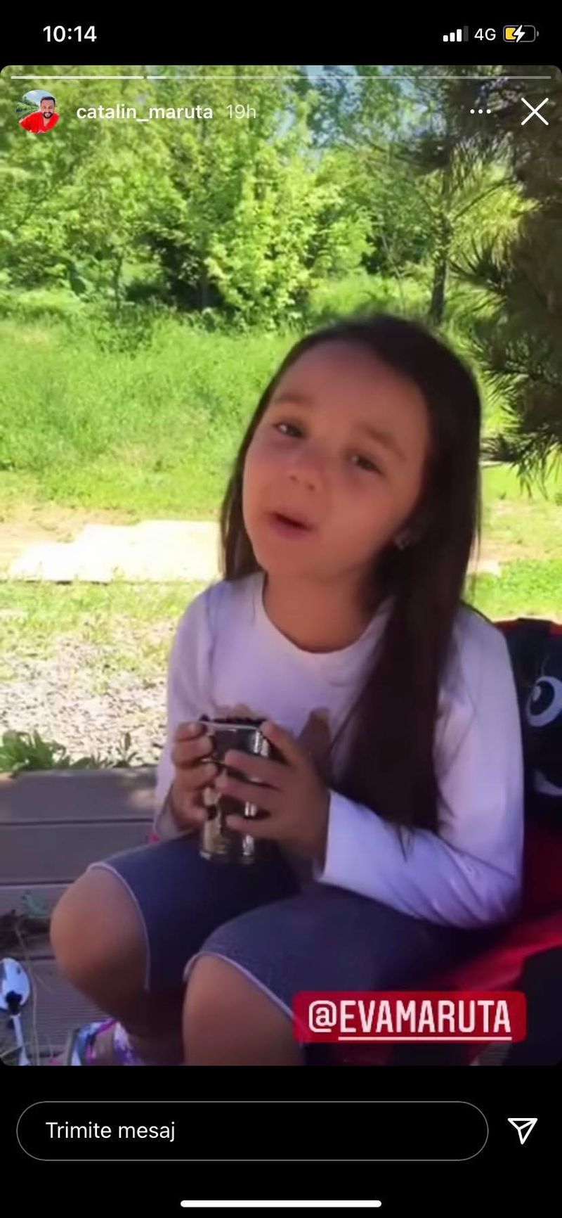 Eva Măruță, mesaj adorabil pentru tatăl său după ce l-a supărat: „Promit...”