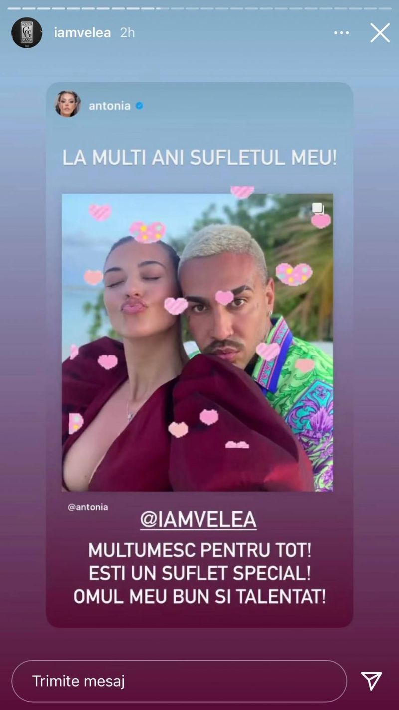 Alex Velea și Antonia, moment emoționant! Surpriza incredibilă pe care artista i-a făcut-o de ziua lui