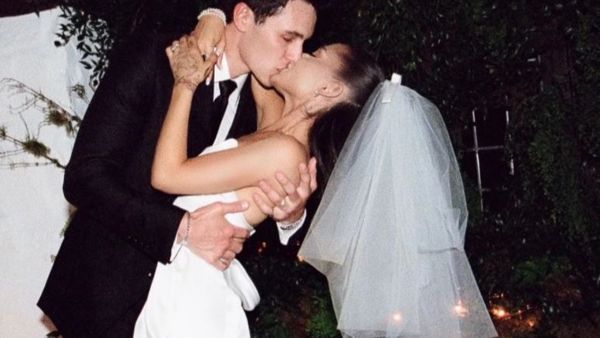 Ariana Grande, primele imagini de la nunta cu Dalton Gomez