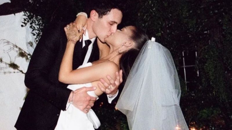 Ariana Grande, primele imagini de la nunta cu Dalton Gomez