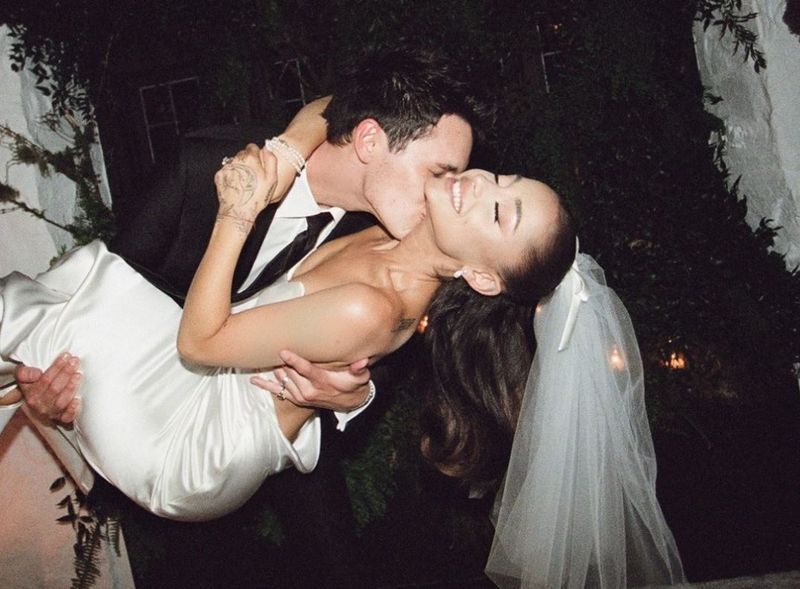 Ariana Grande, primele imagini de la nunta 