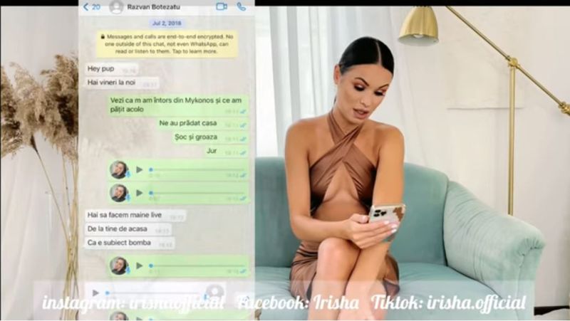 Irisha îi dă replica lui Răzvan Botezatu. Ce s-a întâmplat, de fapt, între ea și Raluca la Survivor România?