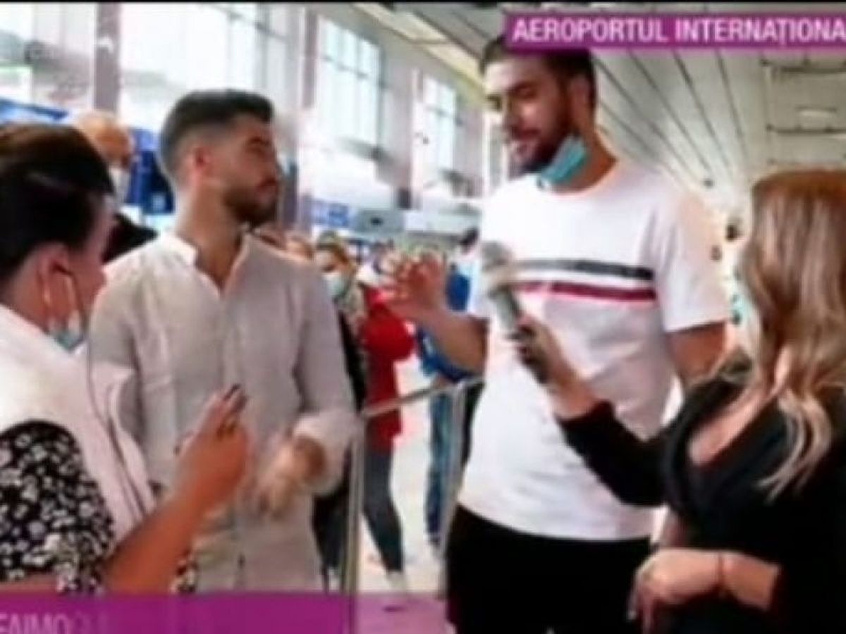 Culiță Sterp și Mama Geta, în lacrimi la aeroport! Faimosul a ajuns acasă în urmă cu puțin timp