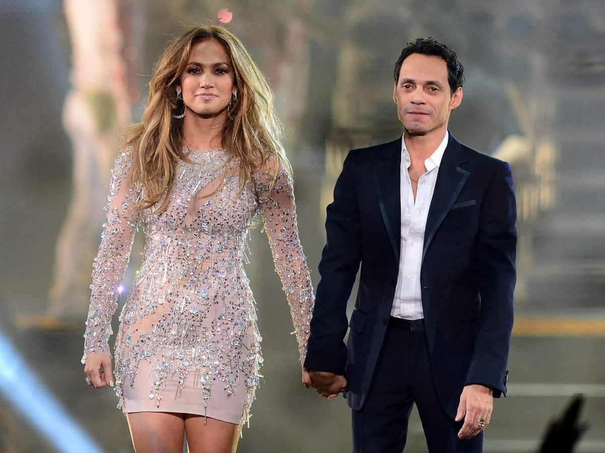 Jennifer Lopez, surprinsă în compania fostului soț, Marc Anthony