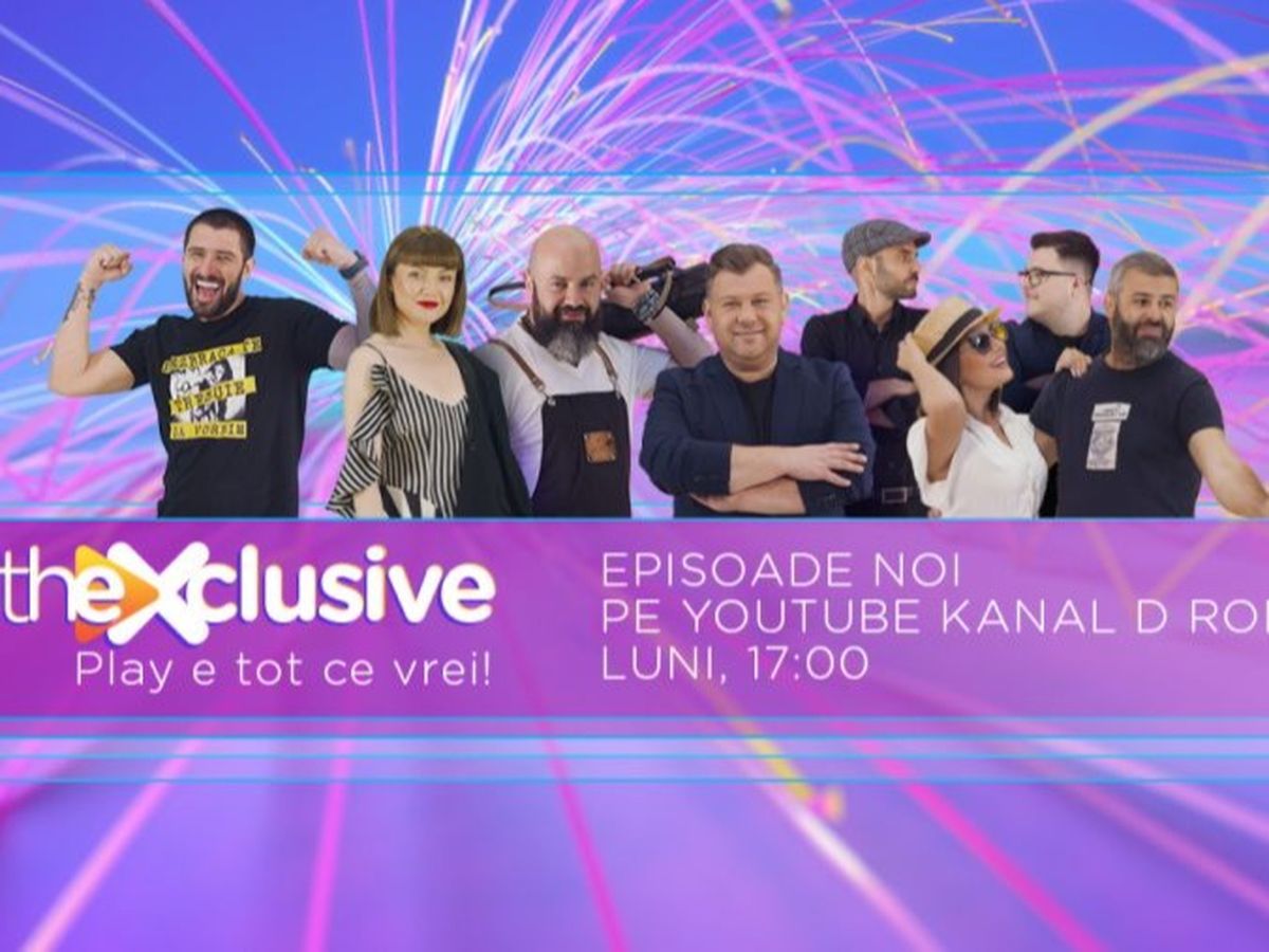 theXclusive este pe YouTube Kanal D România! Iată ce v-am pregătit săptămâna viitoare! Fiți cu ochii pe noi! 