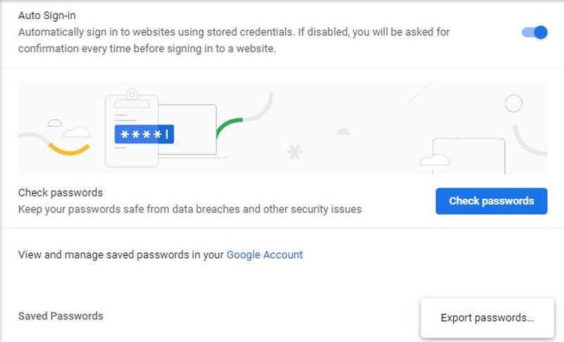 Cum poți să ștergi sau să exporți parolele salvate în Chrome