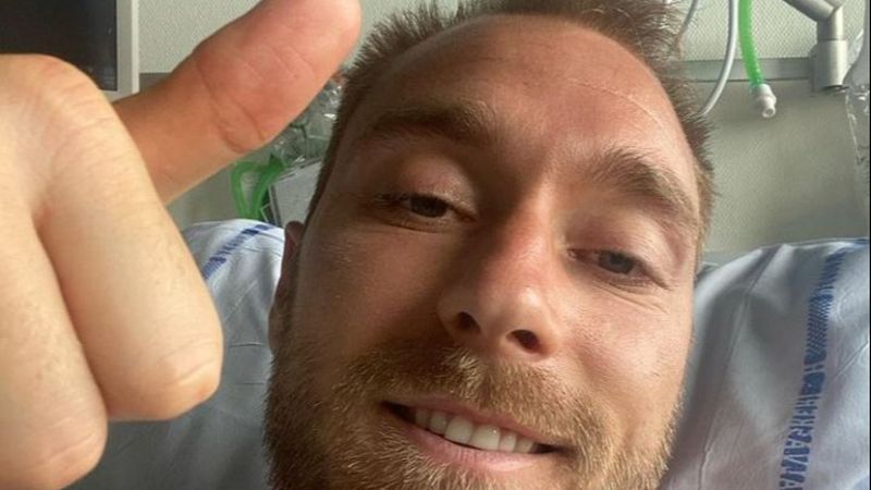 Christian Eriksen, primul mesaj de pe patul de spital