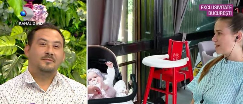 Ștefan Stan și-a botezat fetița. Primele imagini și declarații: „Am plâns jumătate de slujbă” 