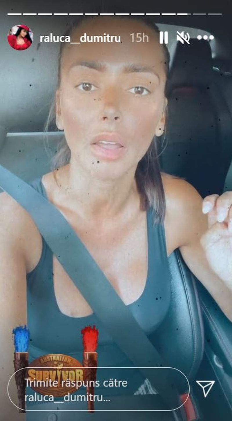 Raluca Dumitru de la Survivor, prima reacție după ce Sebastian Chitoșcă a fost eliminat