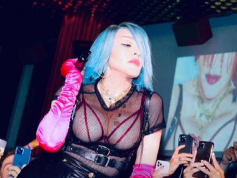 Madonna, apariție incendiară într-un club din New York