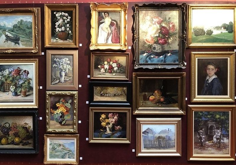 400 de tablouri semnate de maeştri români interbelici,  licitate pornind de la 100 de euro