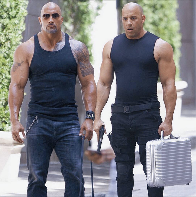 Scandal la Hollywood. The Rock i-a transmis lui Vin Diesel că ar avea nevoie de niște lecții de actorie