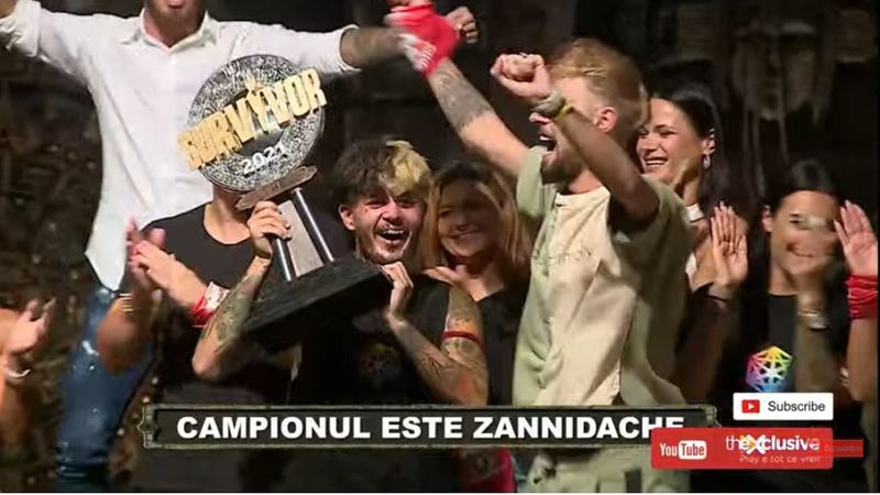 Zanni este marele c&acirc;ştigător Survivor Rom&acirc;nia 2021!