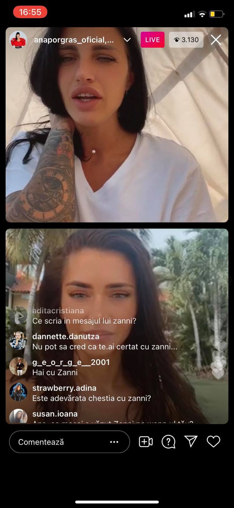 Ana Porgras, prima reacție după ce Zanni a spus că nu-și mai vorbesc