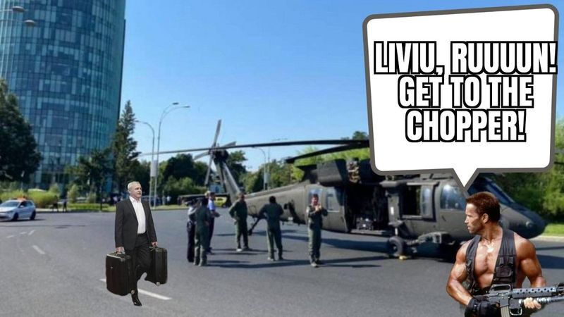 Avalanşă de glume şi meme-uri în mediul online după ce elicopterul armatei americane a aterizat 