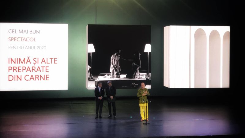 &rdquo;Inimă şi alte preparate din carne'', desemnat cel mai bun spectacol la Gala Premiilor UNITER