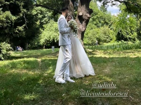 Liviu Teodorescu s-a căsătorit religios! Primele imagini de la nunta cu iubita sa, Iulia 