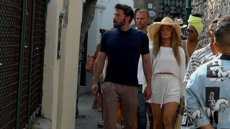 Jennifer Lopez și Ben Affleck, imagini inedite din vacanța lor romantică din Italia