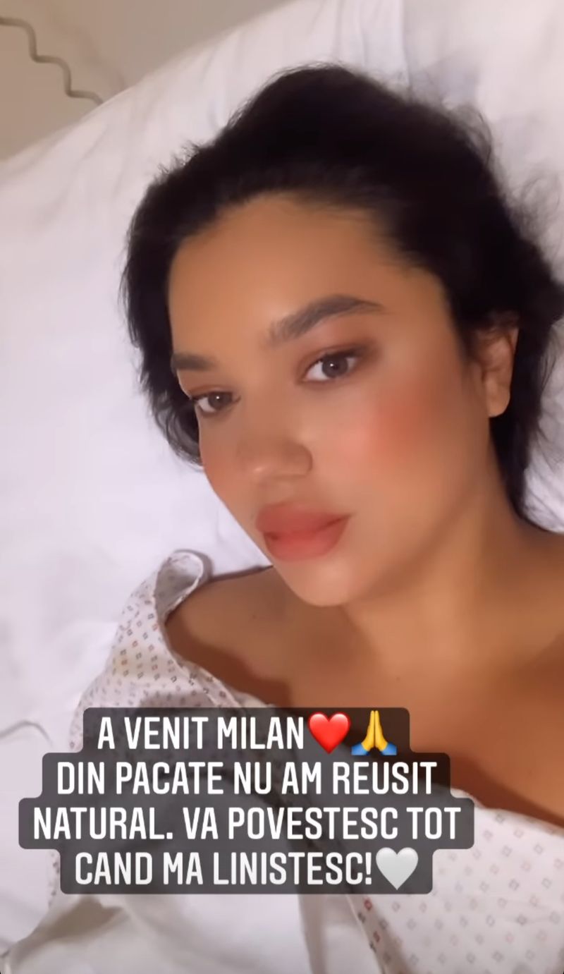 Larisa Udilă a născut! Fosta concurentă de la ”Bravo, ai stil!” a devenit mămica unui băiețel: ”A venit Milan”