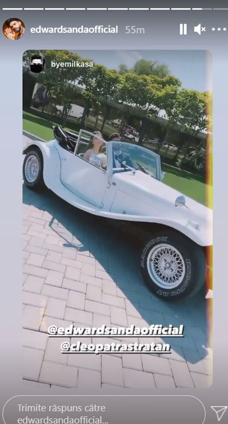 Cleopatra Stratan şi Edward Sanda se căsătoresc azi. Primele imagini de la nuntă