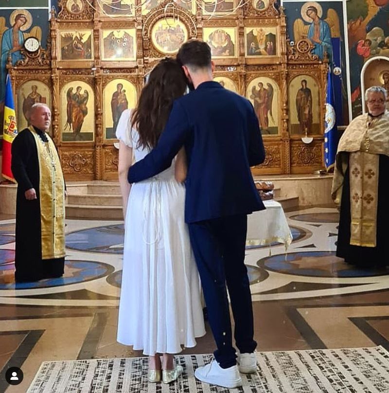 Cleopatra Stratan și Edward Sanda s-au căsătorit religios