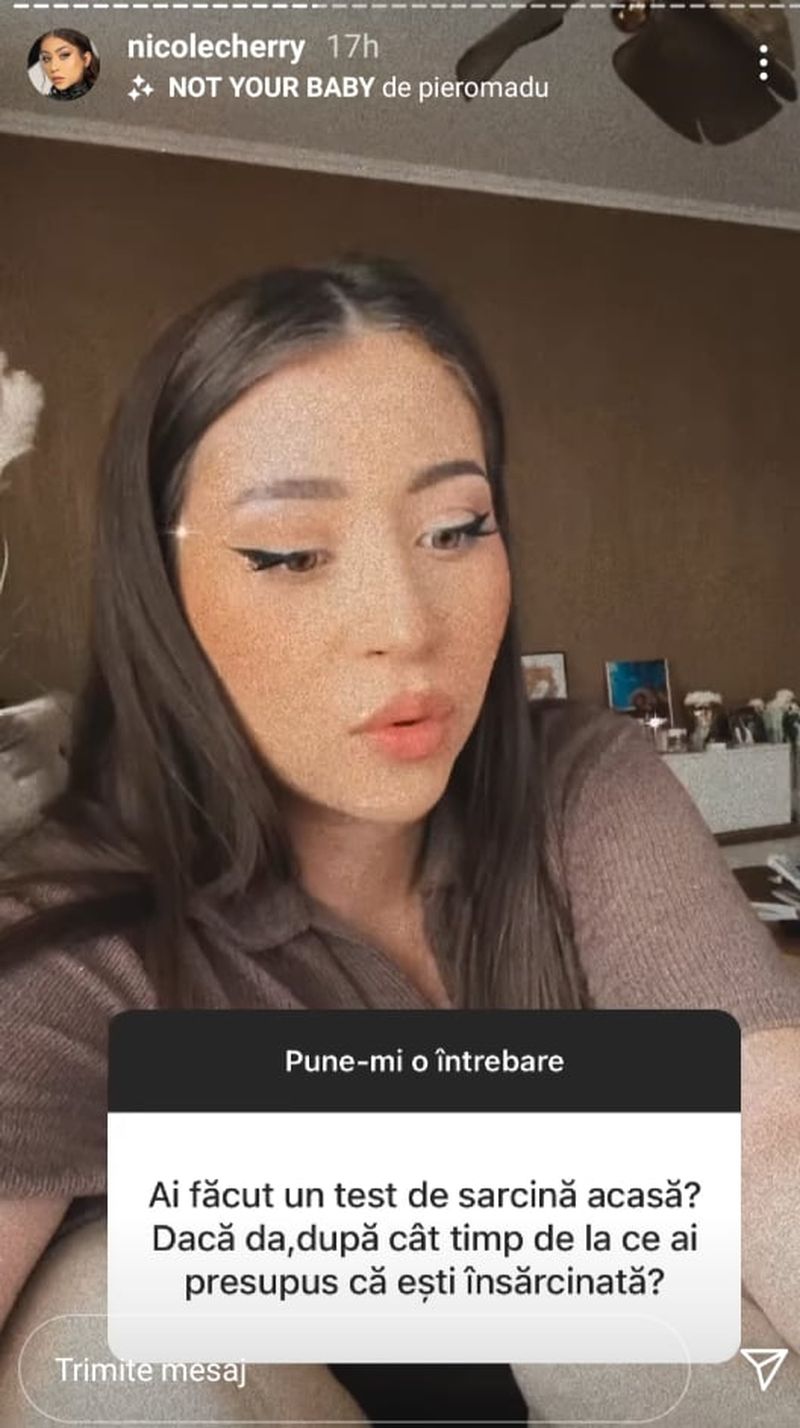 Nicole Cherry, despre momentul când a aflat că este însărcinată pentru prima oară