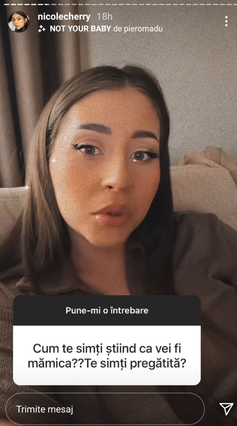 Nicole Cherry, fotografie emoționantă cu burtica de gravidă! Artista este însărcinată în 6 luni: ” A trecut repede timpul”