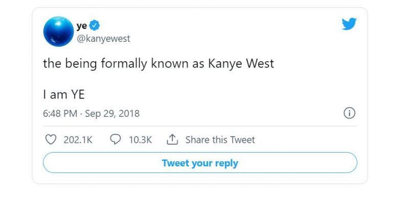 Ce semnifică ”YE” numele pe care vrea să-l aibă rapperul Kanye West