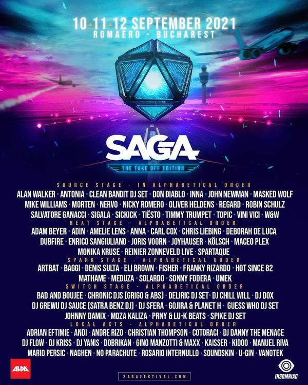 Saga Festival a anunțat și artiști rom&acirc;ni &icirc;n line-up-ul lor! Cine sunt artiștii rom&acirc;ni care vor urca pe scenele festivalului din București
