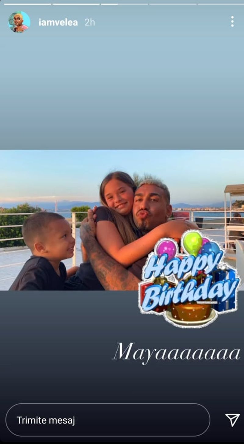 Alex Velea, fotografie emoționantă cu Maya, fiica Antoniei! Cum s-au fotografiat cei doi