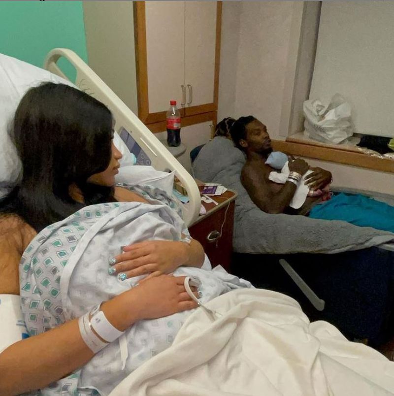 Cardi B a devenit mamă pentru a doua oară! Imagini emoționante cu familia sa