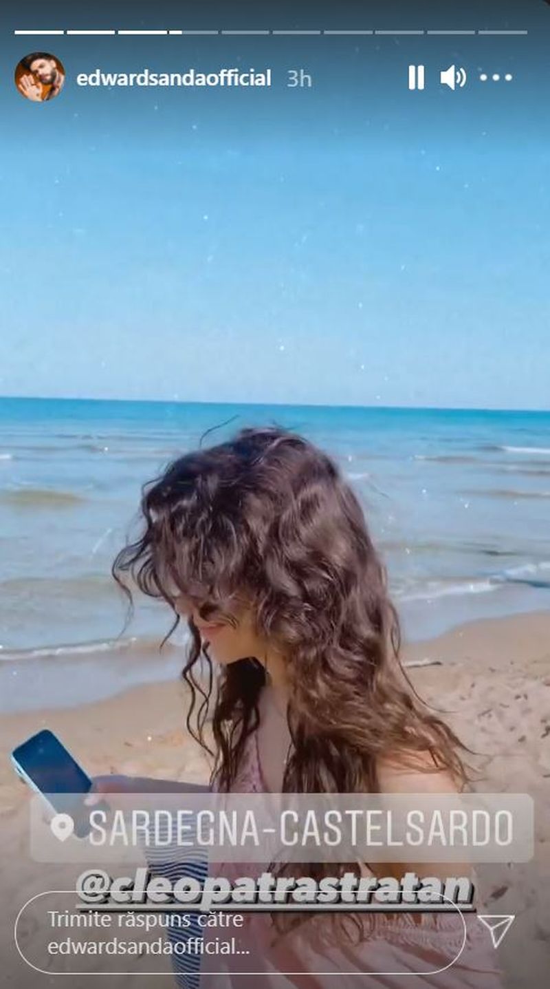 Cleopatra Stratan și Edward Sanda, vacanță de vis în Italia. Primele imagini din vacanța celor doiCleopatra Stratan și Edward Sanda, vacanță de vis în Italia. Primele imagini din vacanța celor doi