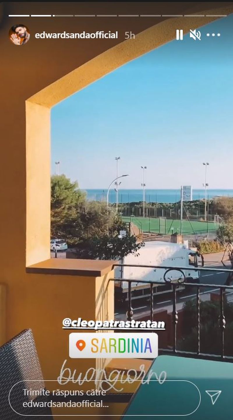 Cleopatra Stratan și Edward Sanda, vacanță de vis în Italia. Primele imagini din vacanța celor doi