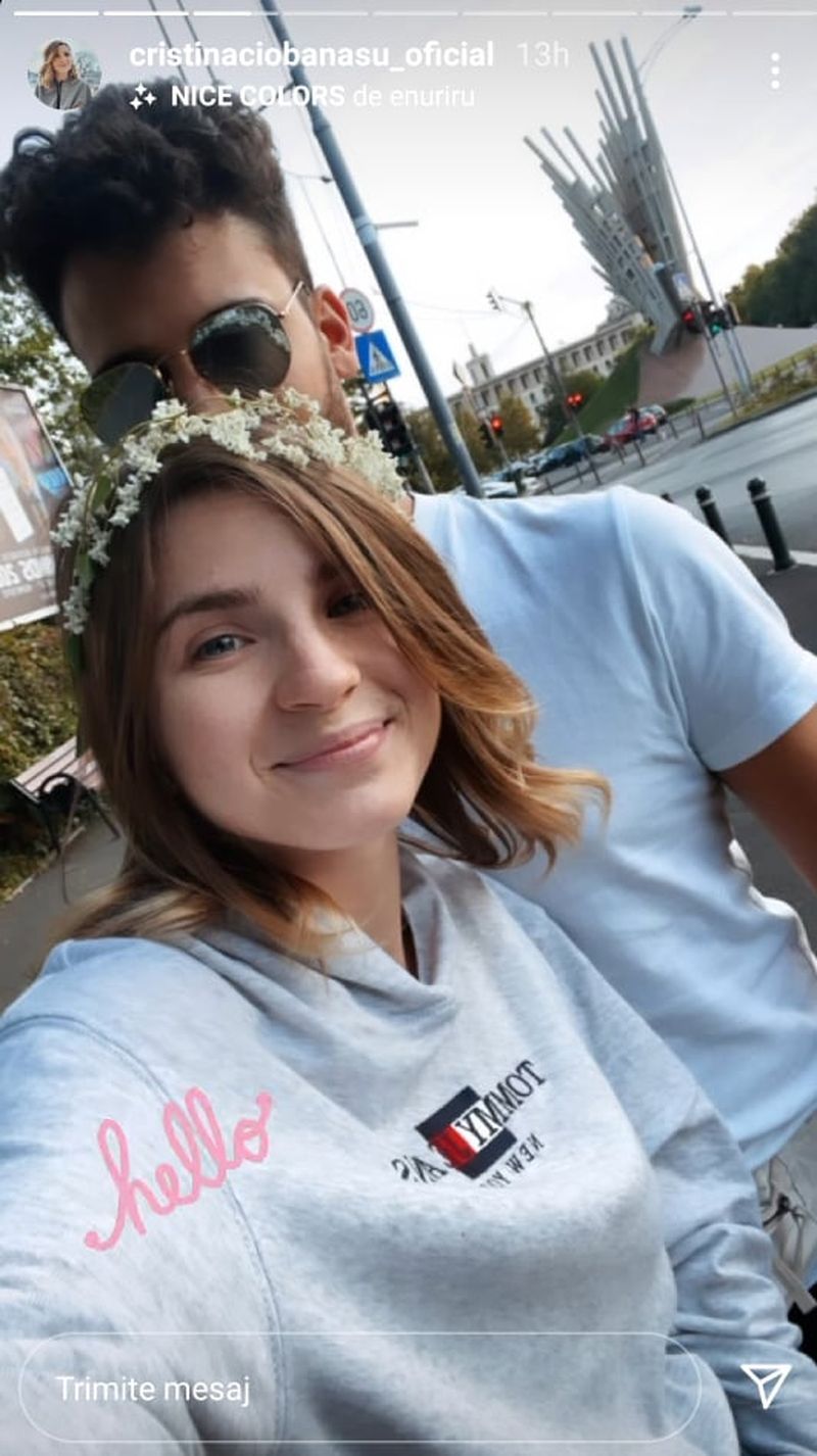 Cristina Ciobănașu, imagine rară alături de noul ei iubit