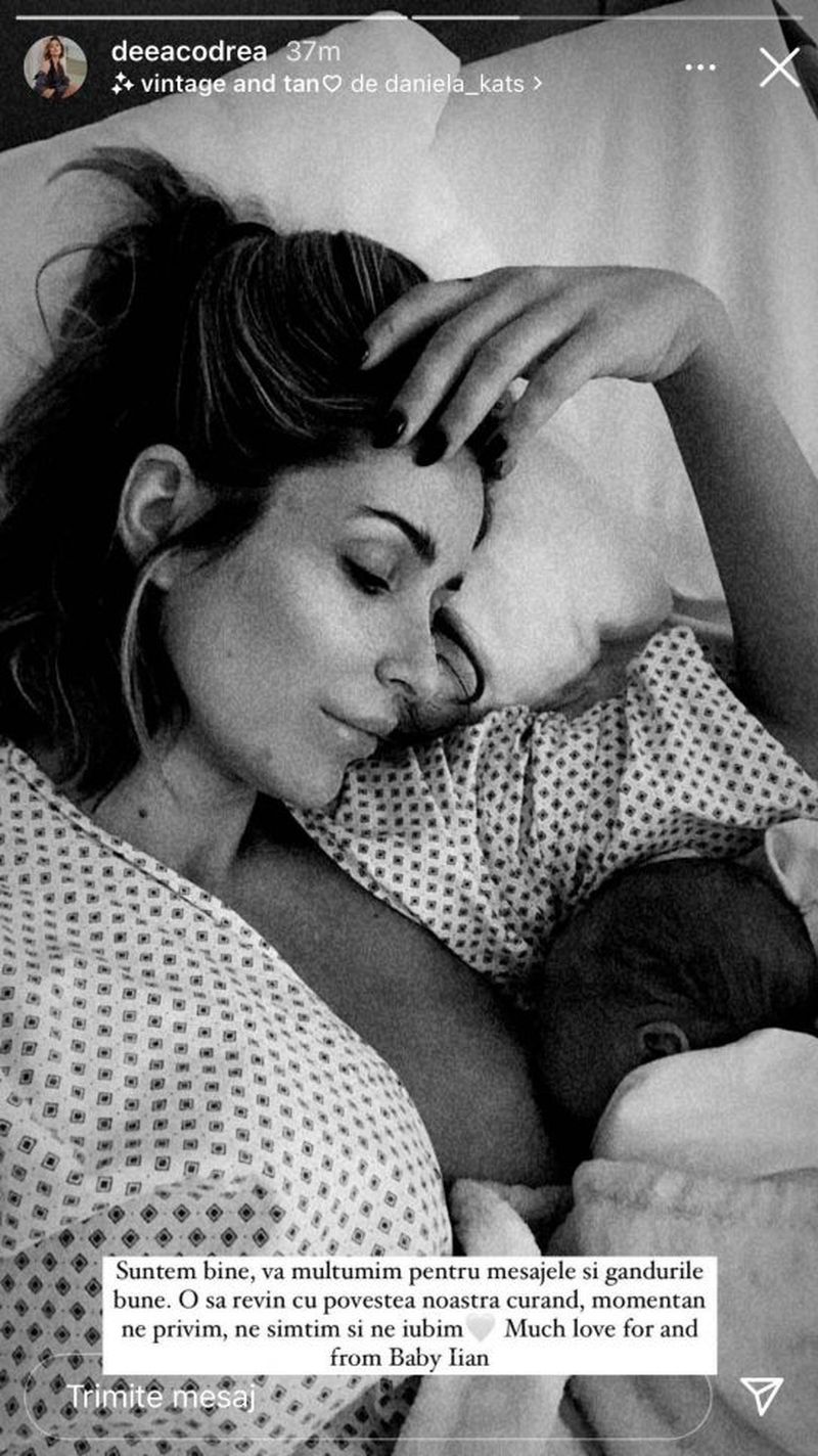 Deea Codrea a devenit mămică pentru prima oară! Fosta concurentă de la ”Bravo, ai stil”, primele declarații
