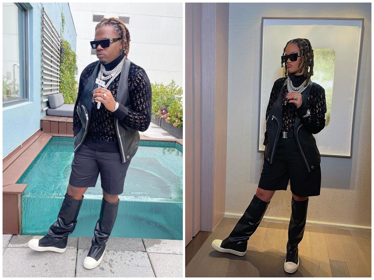 Rihanna a recreat look-ul lui Gunna de Halloween