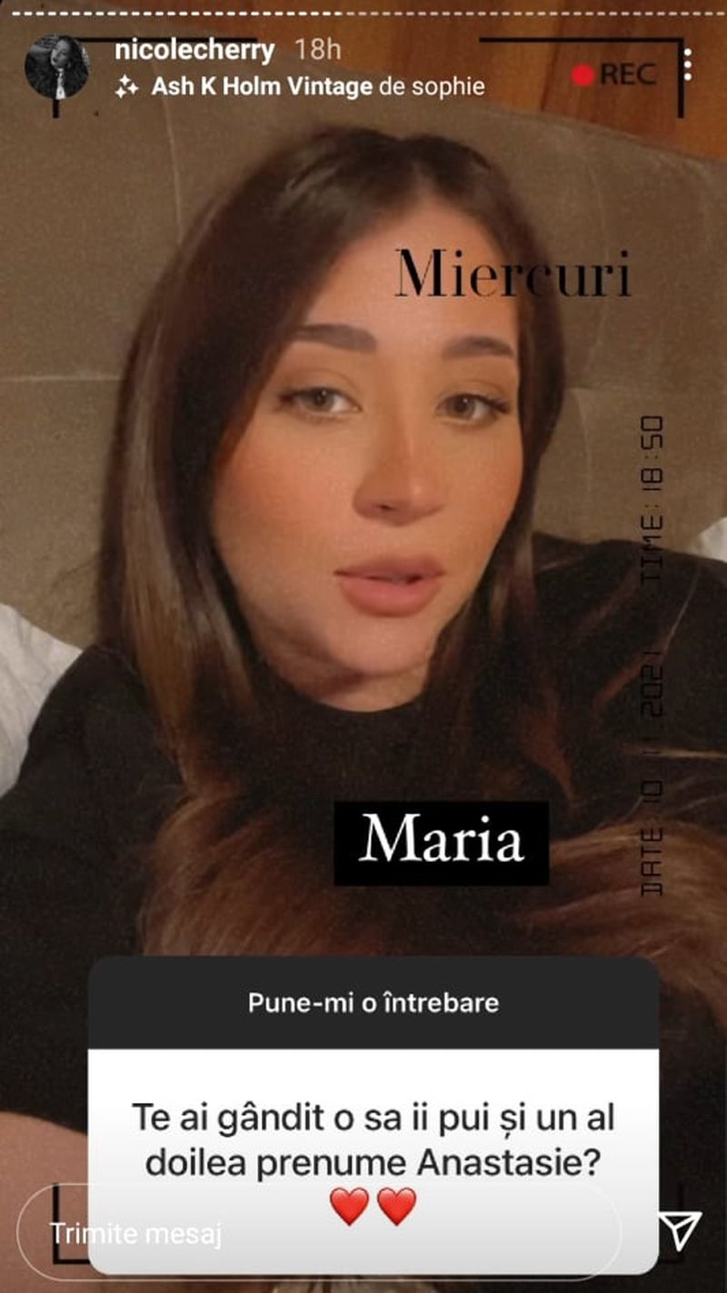 Nicole Cherry, probleme în ultima perioadă a sarcinii