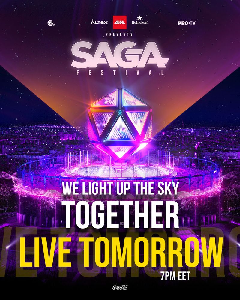 Saga Festival se mută pe National Arena în 2022! Începând cu 1 decembrie, pasionații de festivaluri pot cumpăra bilete